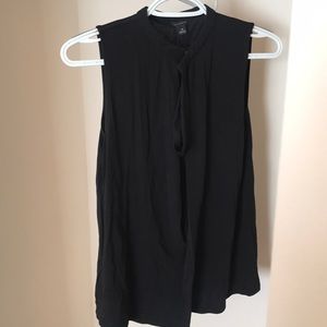 Ann Taylor button neck blouse